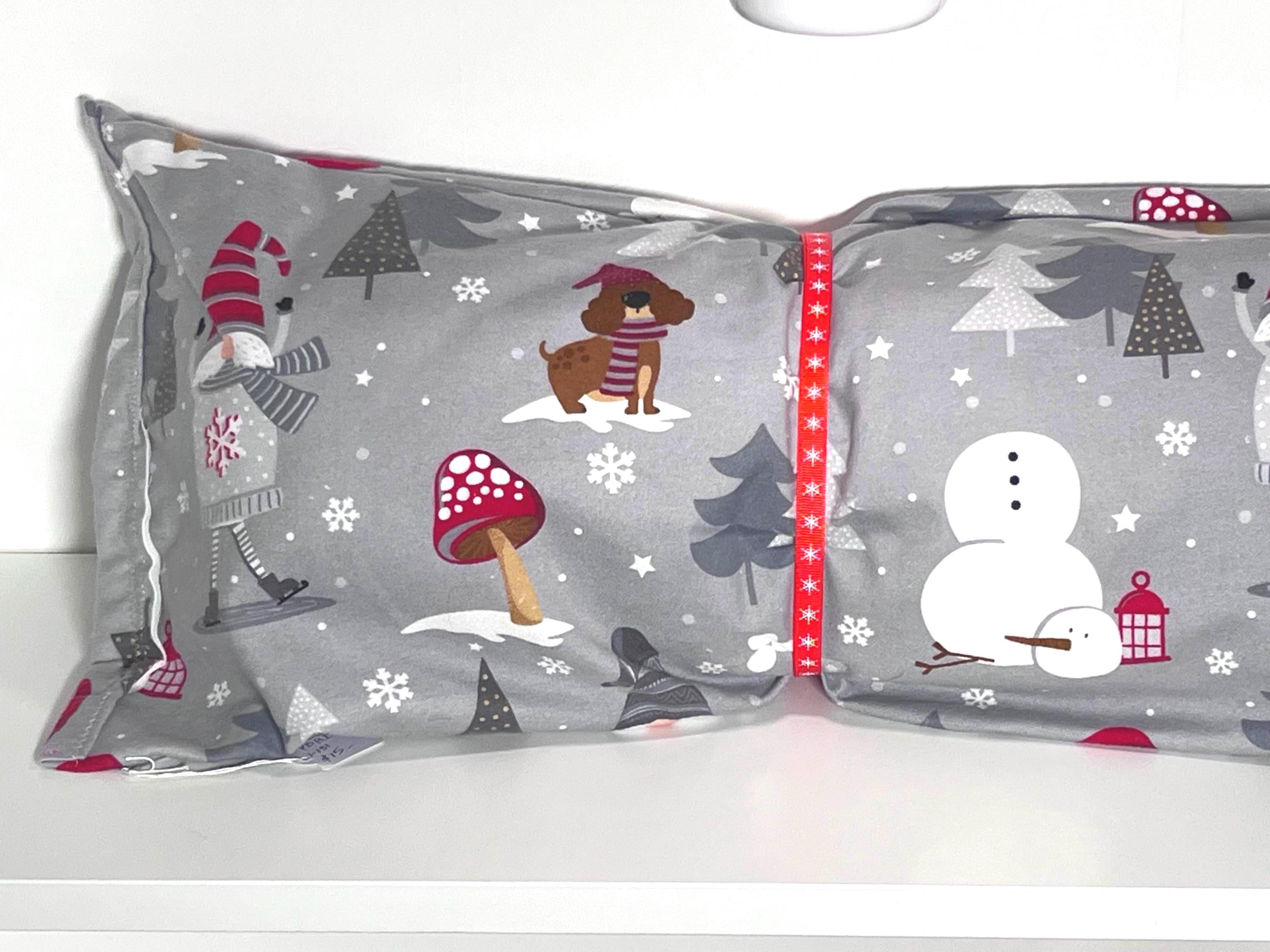 Winter Time bolster pillow