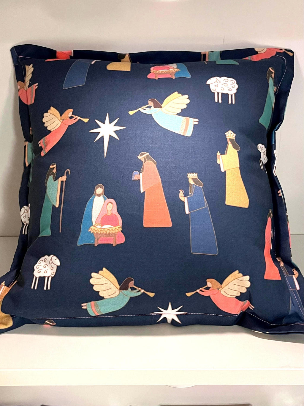 Holy Night, Silent Night throw pillow