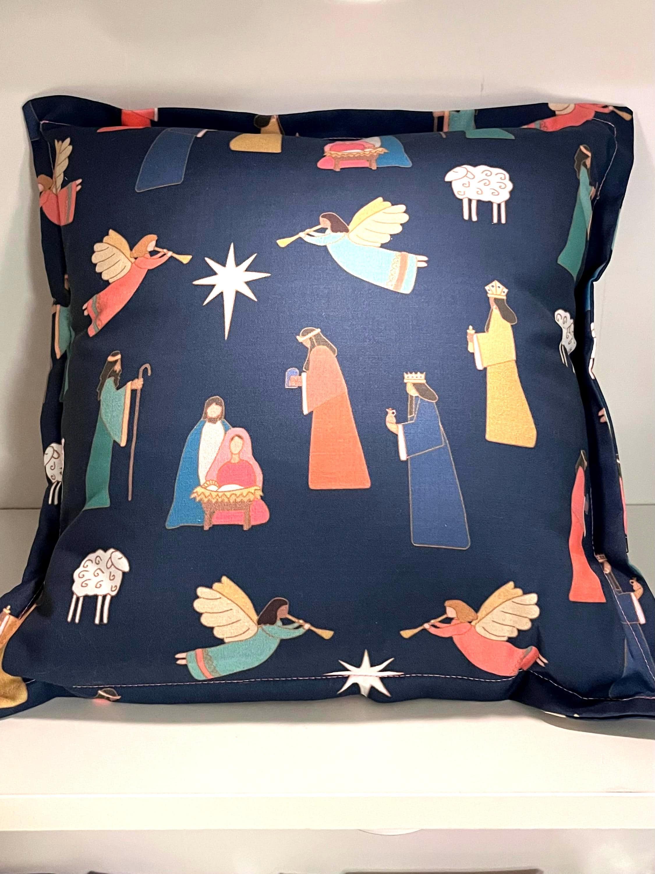 Holy Night, Silent Night throw pillow