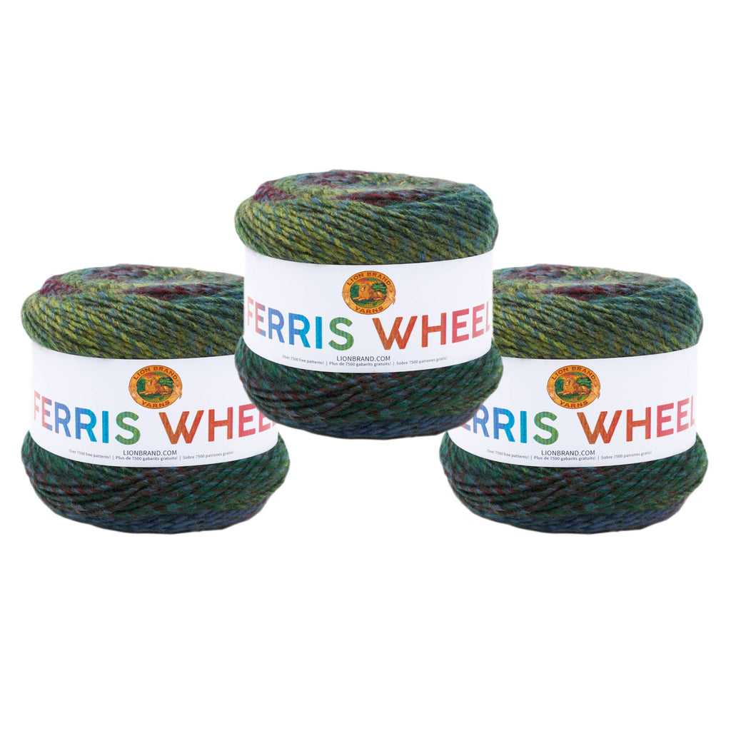 Lion Brand Yarn Ferris Wheel 3 Pack: Buttercup