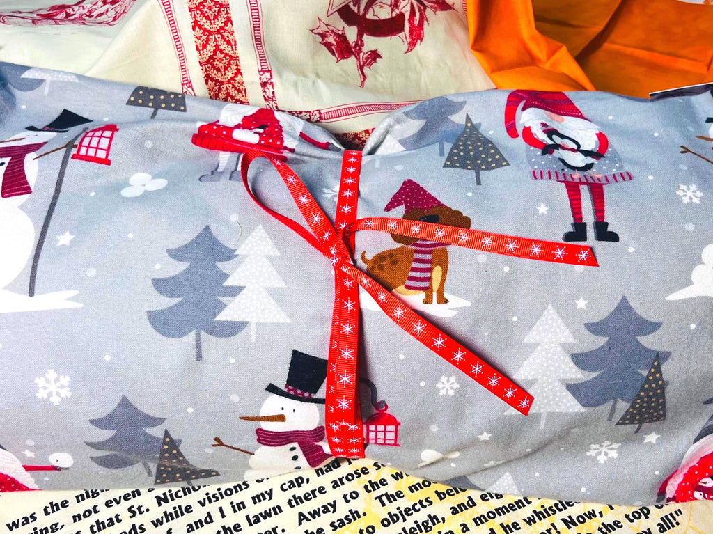 Winter Time bolster pillow