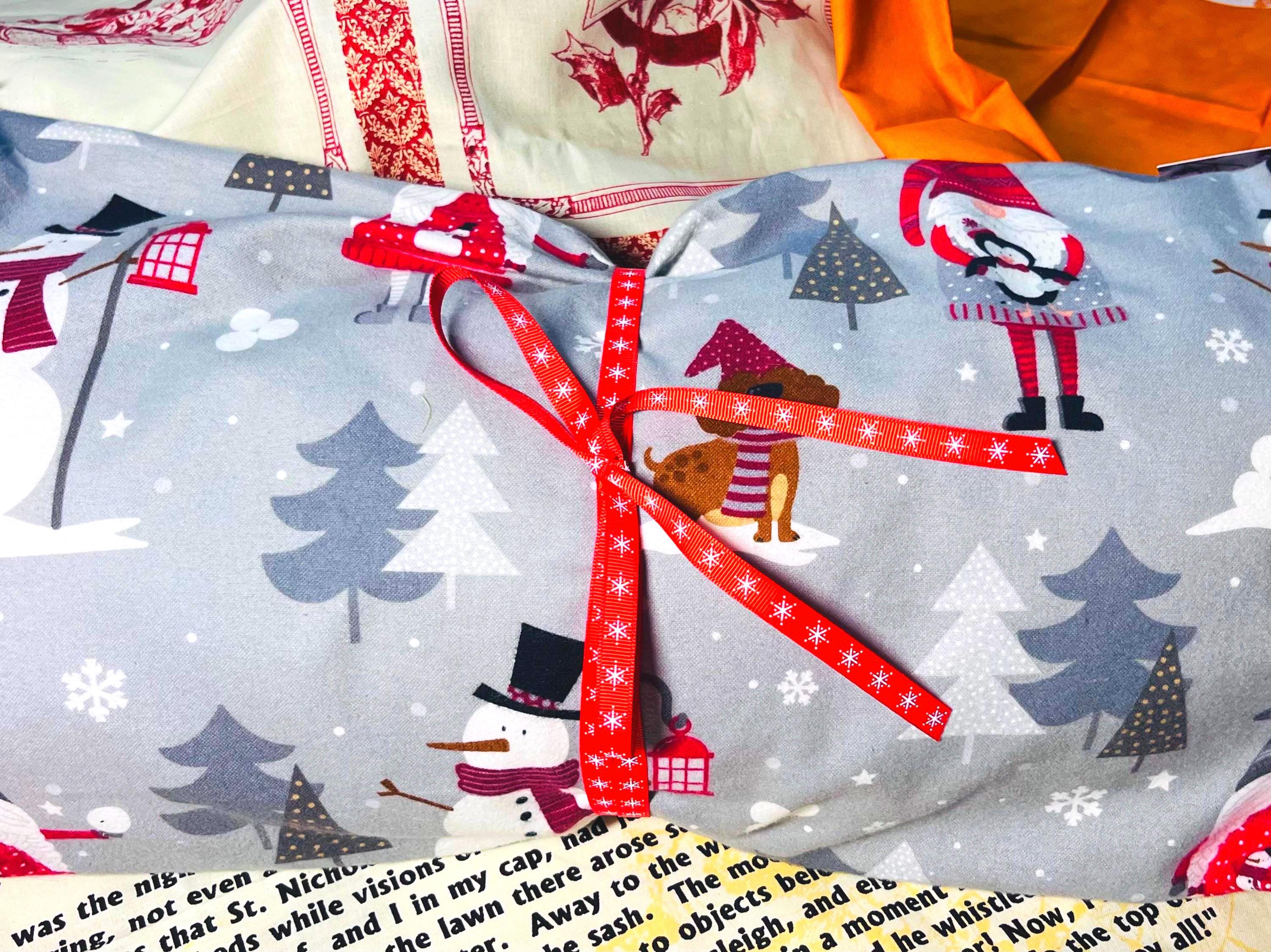 Winter Time bolster pillow