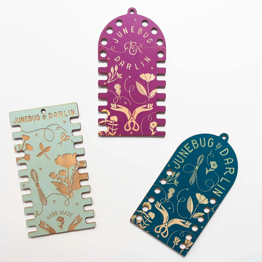 Wood Floss Organizer Duo
