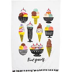Ice Cream Tea Towels