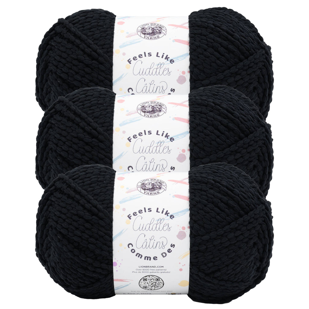 Lion Brand Yarn Feels Like Cuddles 3 Pack: Sunflower