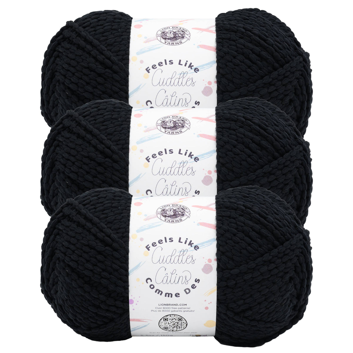 Lion Brand Yarn Feels Like Cuddles 3 Pack: Sunflower