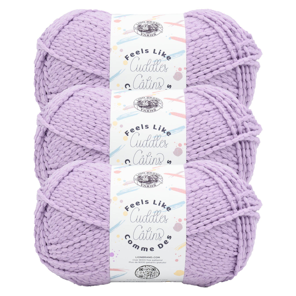 Lion Brand Yarn Feels Like Cuddles 3 Pack: Sunflower
