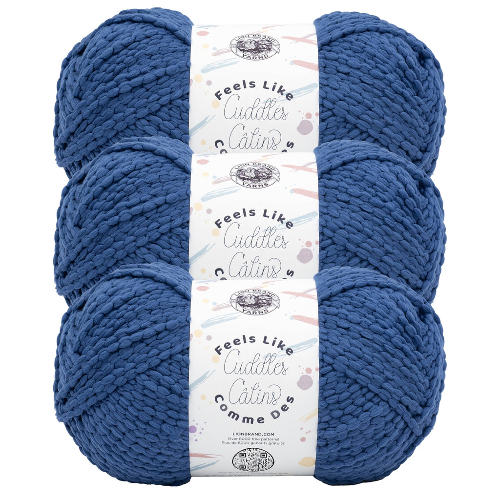 Lion Brand Yarn Feels Like Cuddles 3 Pack: Sunflower