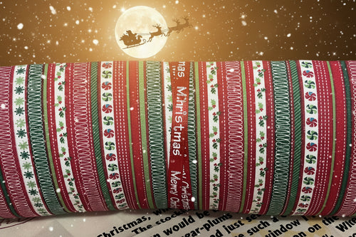 Christmas time bolster pillow