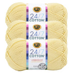 Lion Brand Yarn 24/7 Cotton 3 Pack: Terracotta