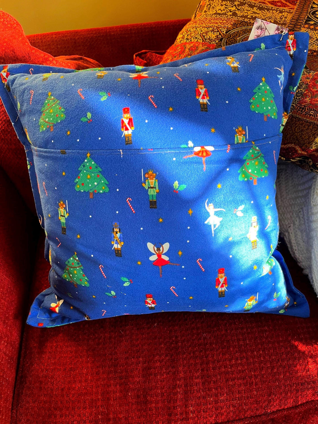 Nutcracker Holiday pillow