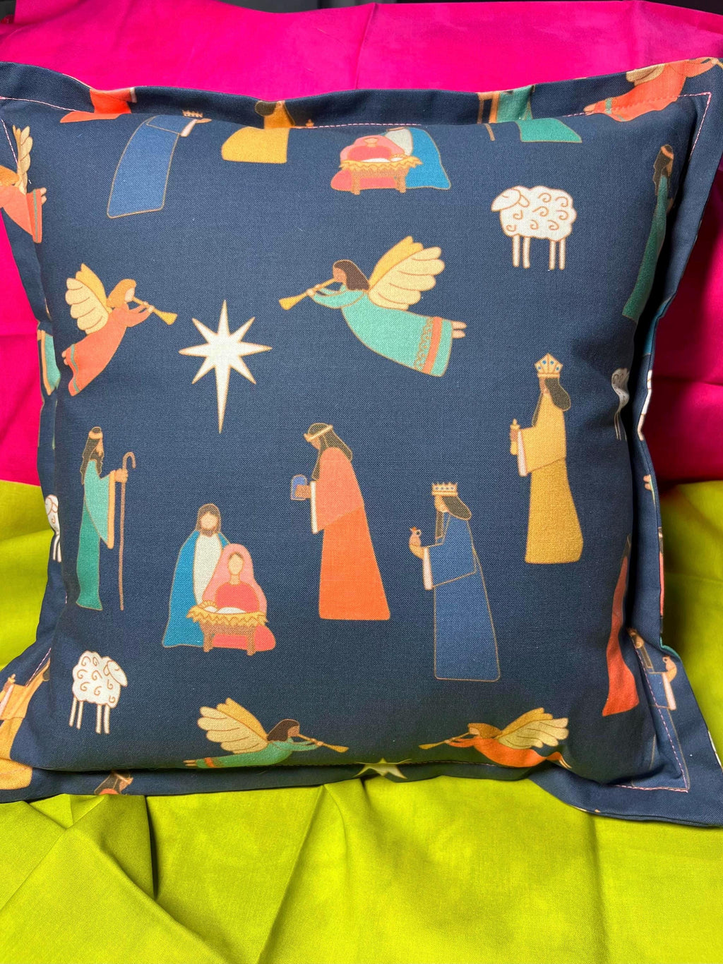 Holy Night, Silent Night throw pillow
