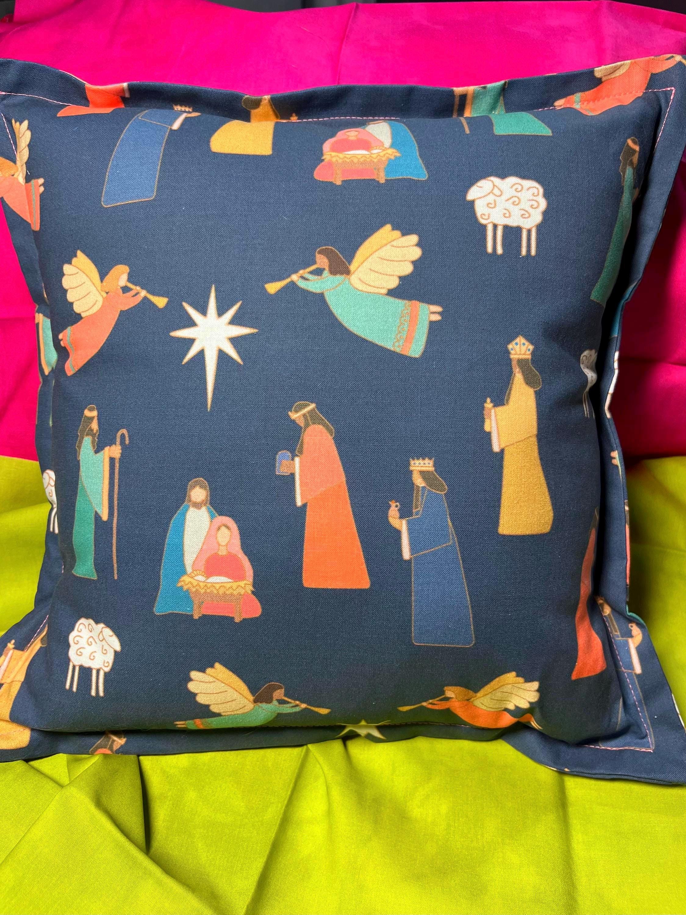 Holy Night, Silent Night throw pillow
