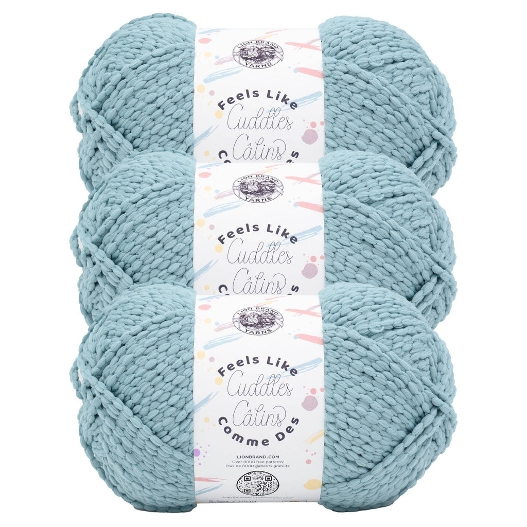 Lion Brand Yarn Feels Like Cuddles 3 Pack: Sunflower