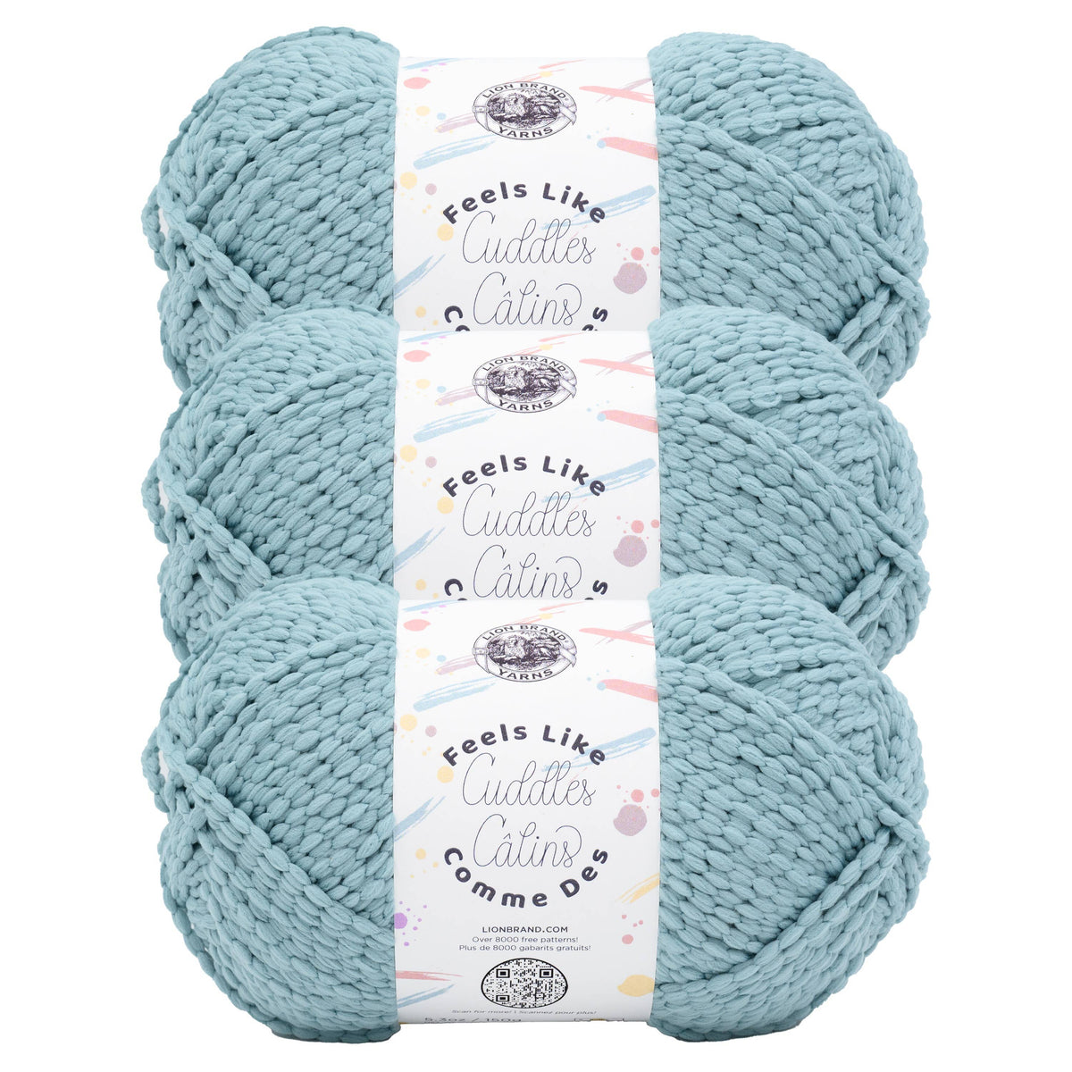 Lion Brand Yarn Feels Like Cuddles 3 Pack: Sunflower