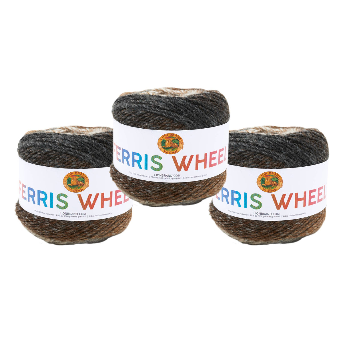 Lion Brand Yarn Ferris Wheel 3 Pack: Buttercup