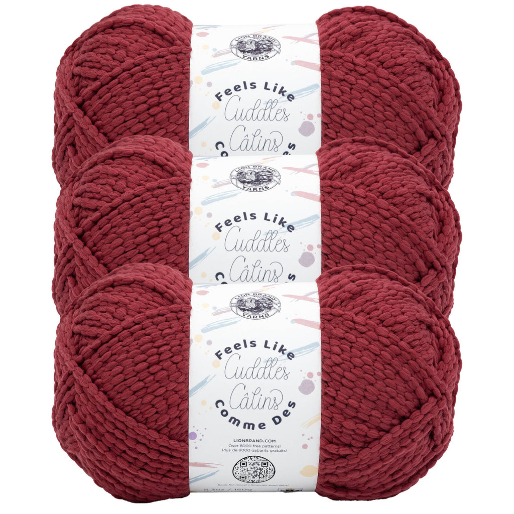 Lion Brand Yarn Feels Like Cuddles 3 Pack: Sunflower