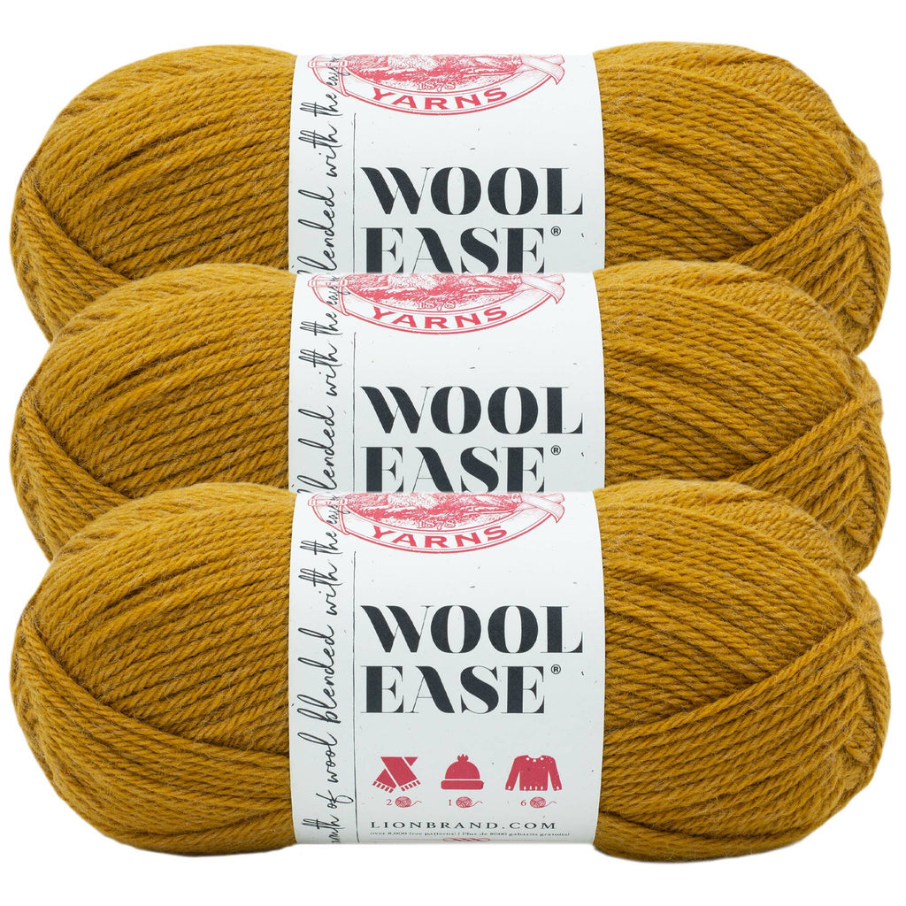 Lion Brand Yarn Wool-Ease  3 Pack: Forest Green Heather