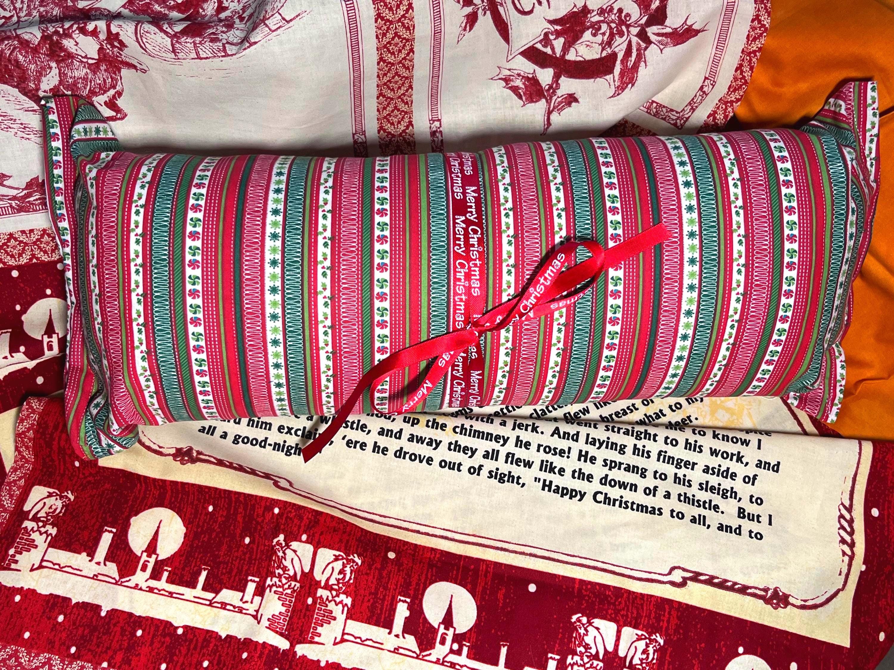 Christmas time bolster pillow